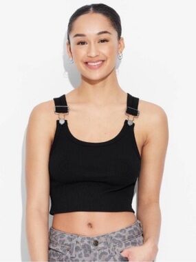 Wild Fable Overall Buckle Tank Top Size Small